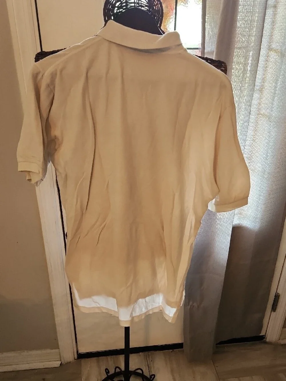 Polo by Ralph Lauren Cream Classic Cotton Polo Shirt with BROWN Pony